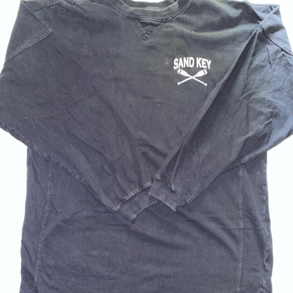 Navy SouthPointe Longsleve with Sand Key lettering size XL